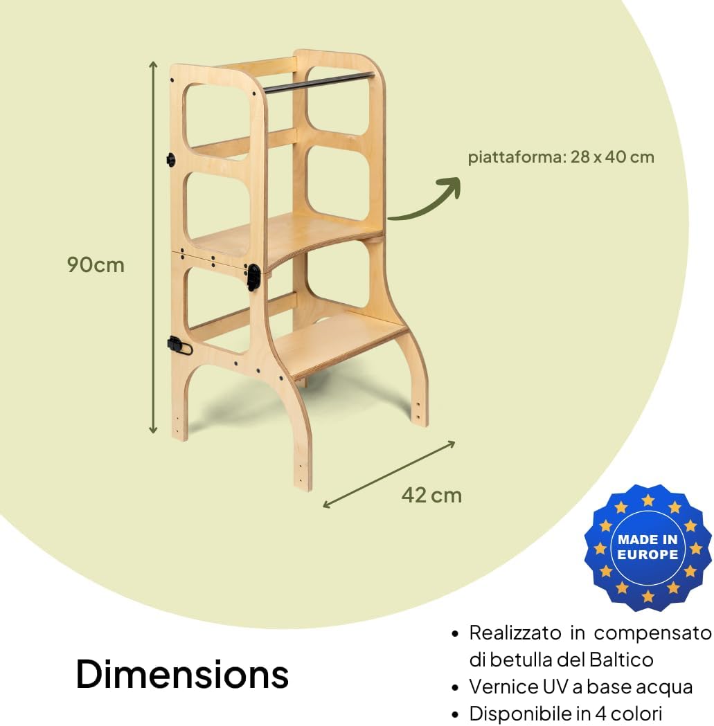 Ette Tete STEP’n’SIT® Torre Apprendimento Convertibile - immagine 5