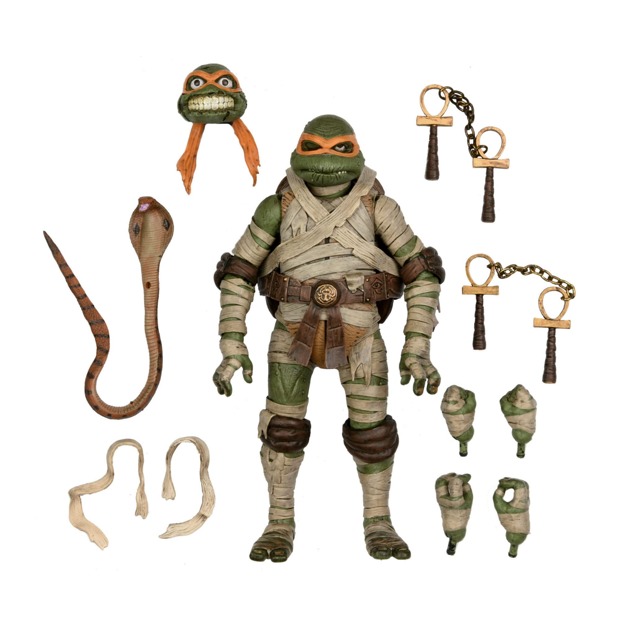 Neca Universal Monsters vs TMNT - Michelangelo As Mummy