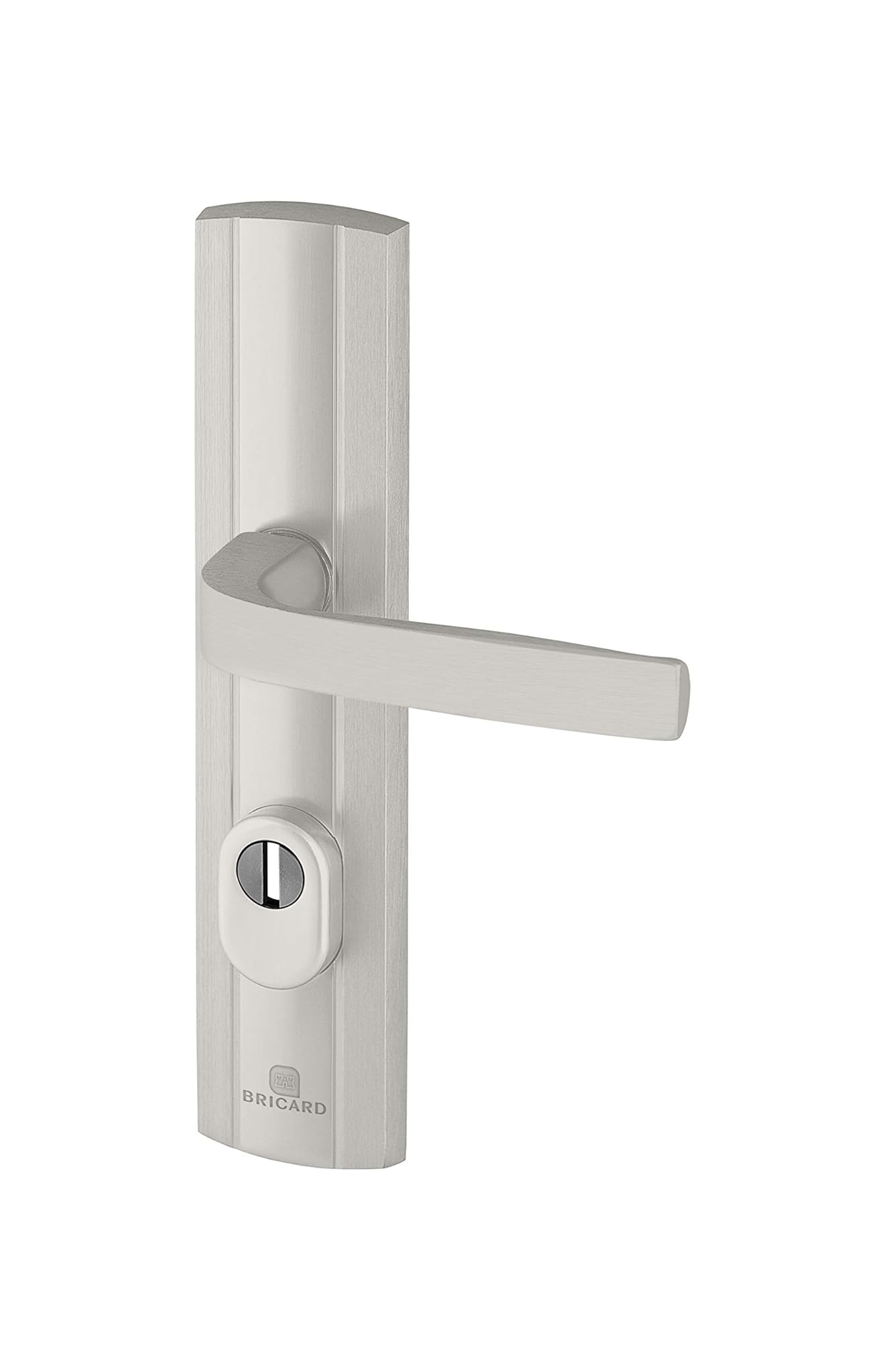 Bricard - Set di maniglie schermate su piastra con cavalletto, 9910171