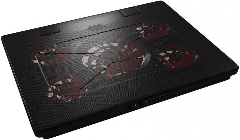 Mars Gaming MNBC2 - Base PC con 5 Ventole, Nero - immagine 2