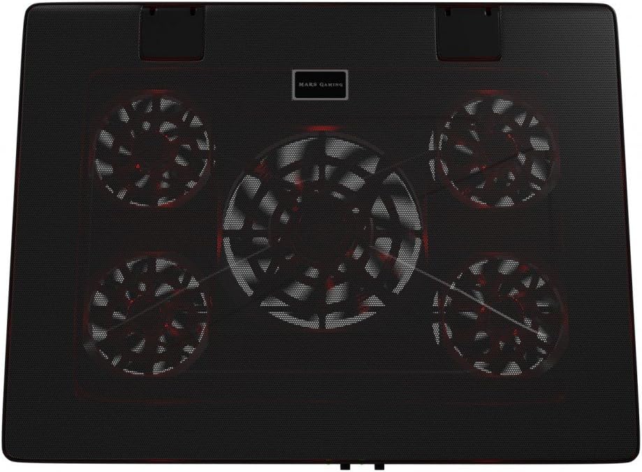 Mars Gaming MNBC2 - Base PC con 5 Ventole, Nero - immagine 7