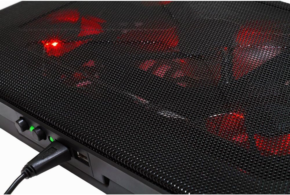 Mars Gaming MNBC2 - Base PC con 5 Ventole, Nero - immagine 8