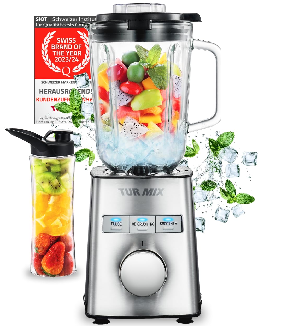 Turmix Frullatore ad Alta Potenza CX 750 - 1000W