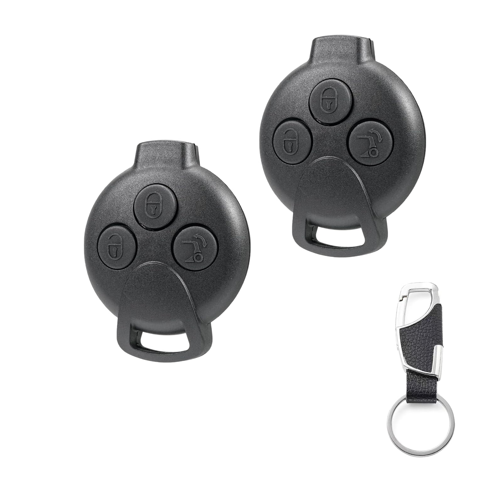 Ecojozon Guscio Chiave Auto 3 Tasti, 2 Pezzi