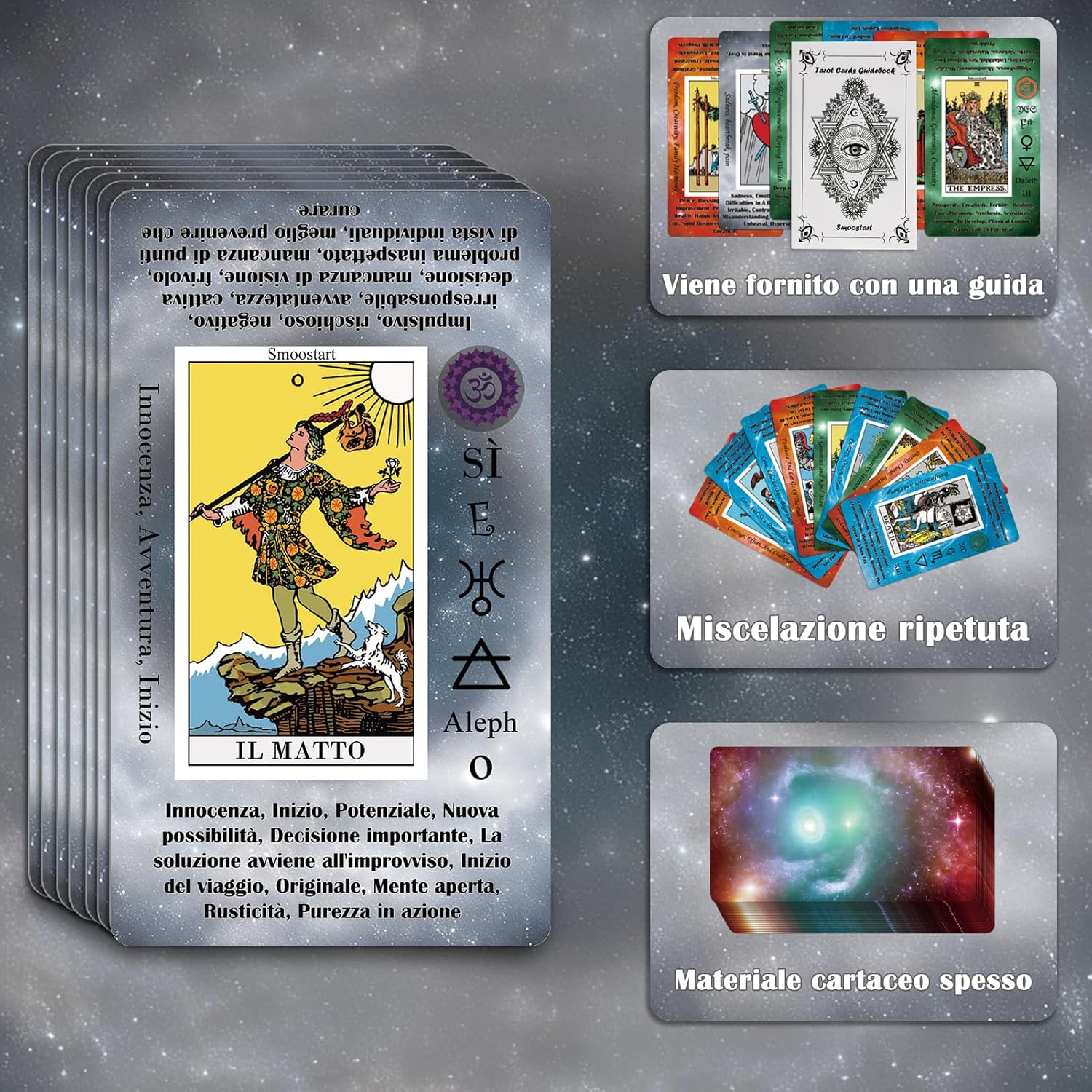 Smoostart Tarocchi Carte Italiano per Principianti - immagine 3