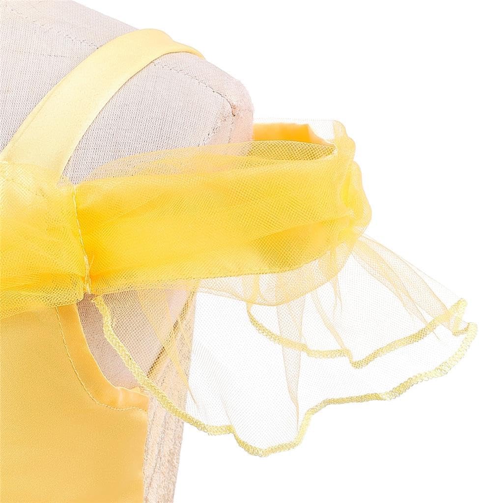 Lito Angels Vestito Principessa Belle con Accessori, Giallo - immagine 4