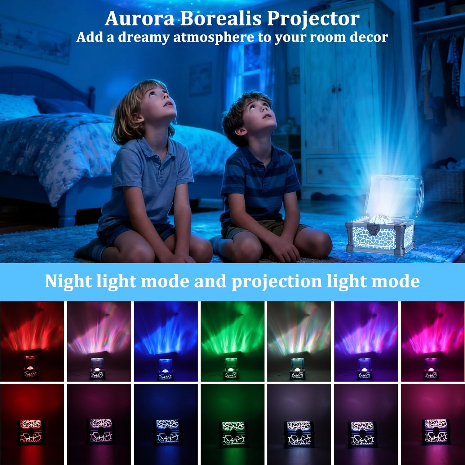 Aurora Proiettore Luci Polari per Soffitto e Pareti - immagine 3