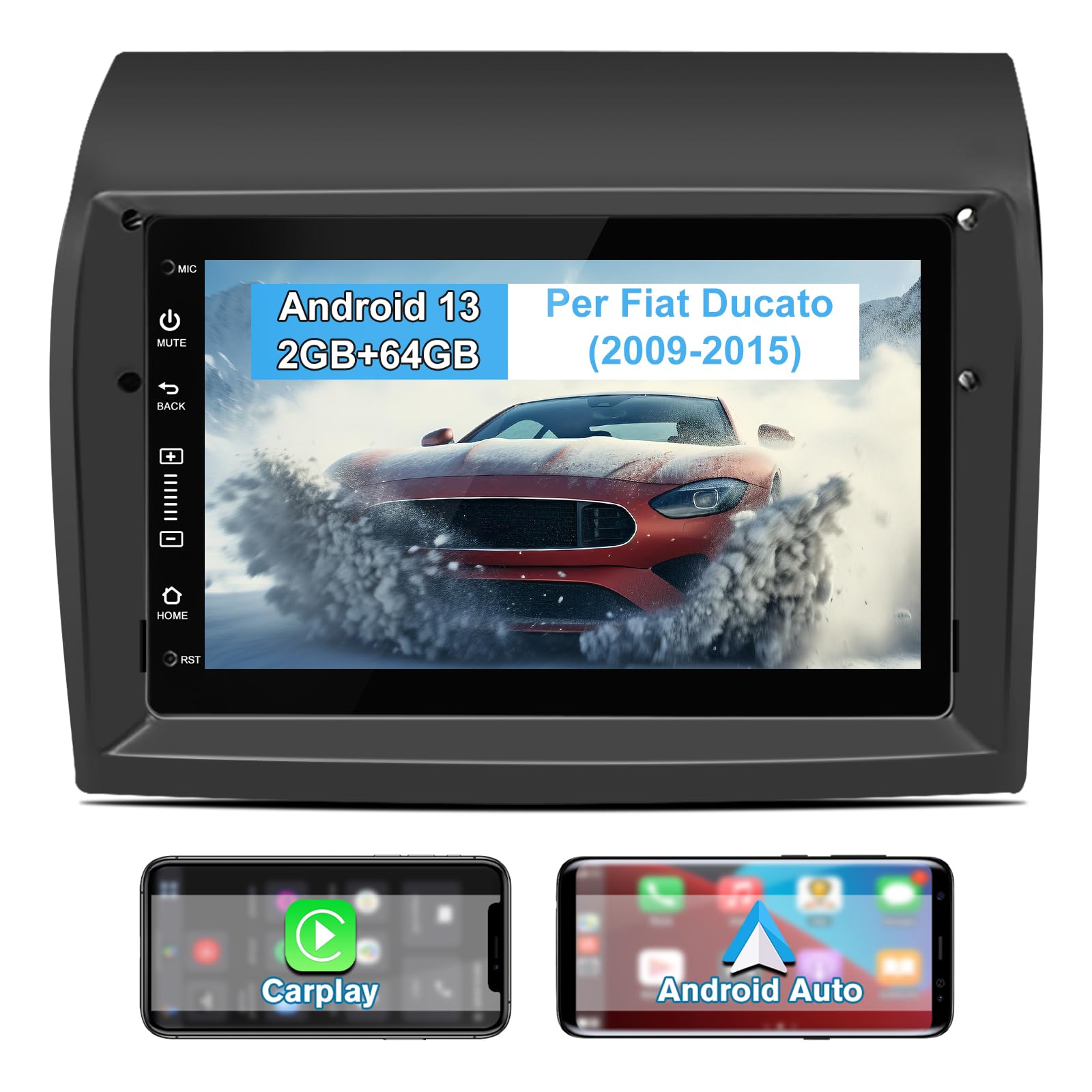 Awesafe Autoradio Android 13 per Fiat Ducato Peugeot Boxer