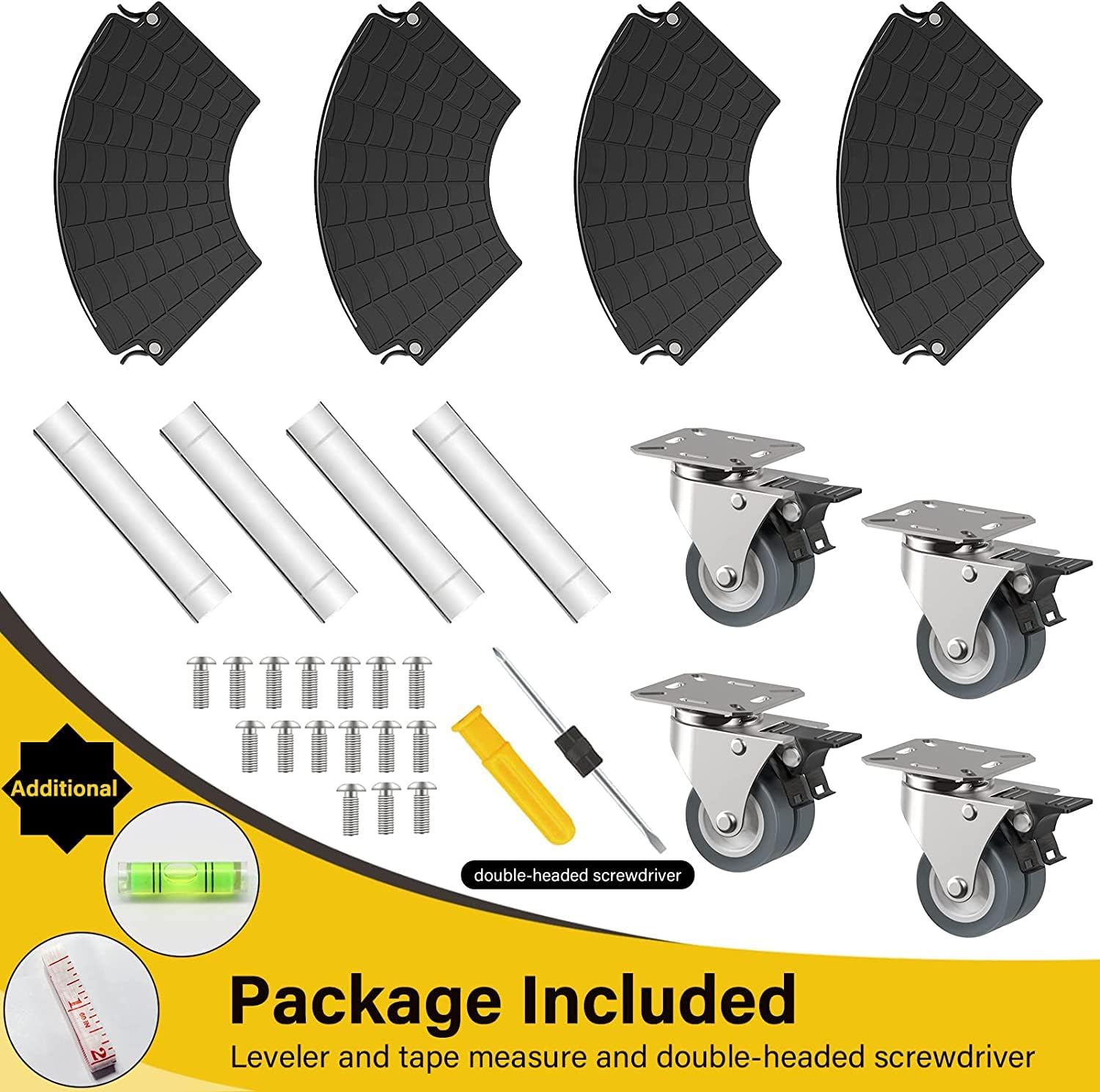 WELDUN Rullo per Piante Ø 40-57 cm, 200kg (2 pz) - immagine 6