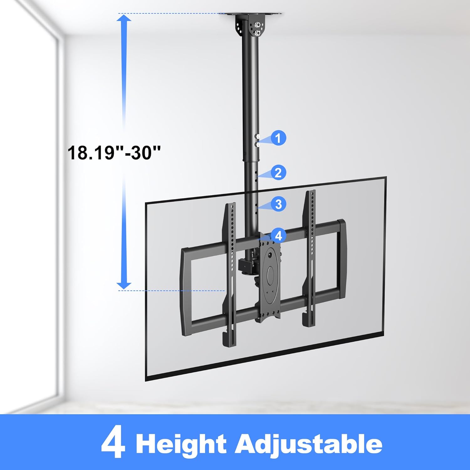 Supporto da Soffitto per TV 37-75 Pollici - immagine 5