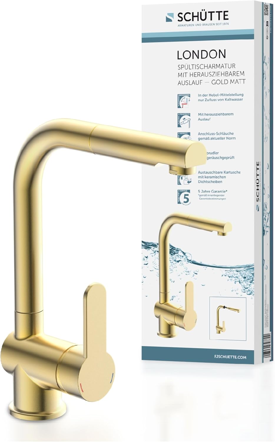 Schütte London 79770 - Rubinetto Cucina Oro - immagine 1