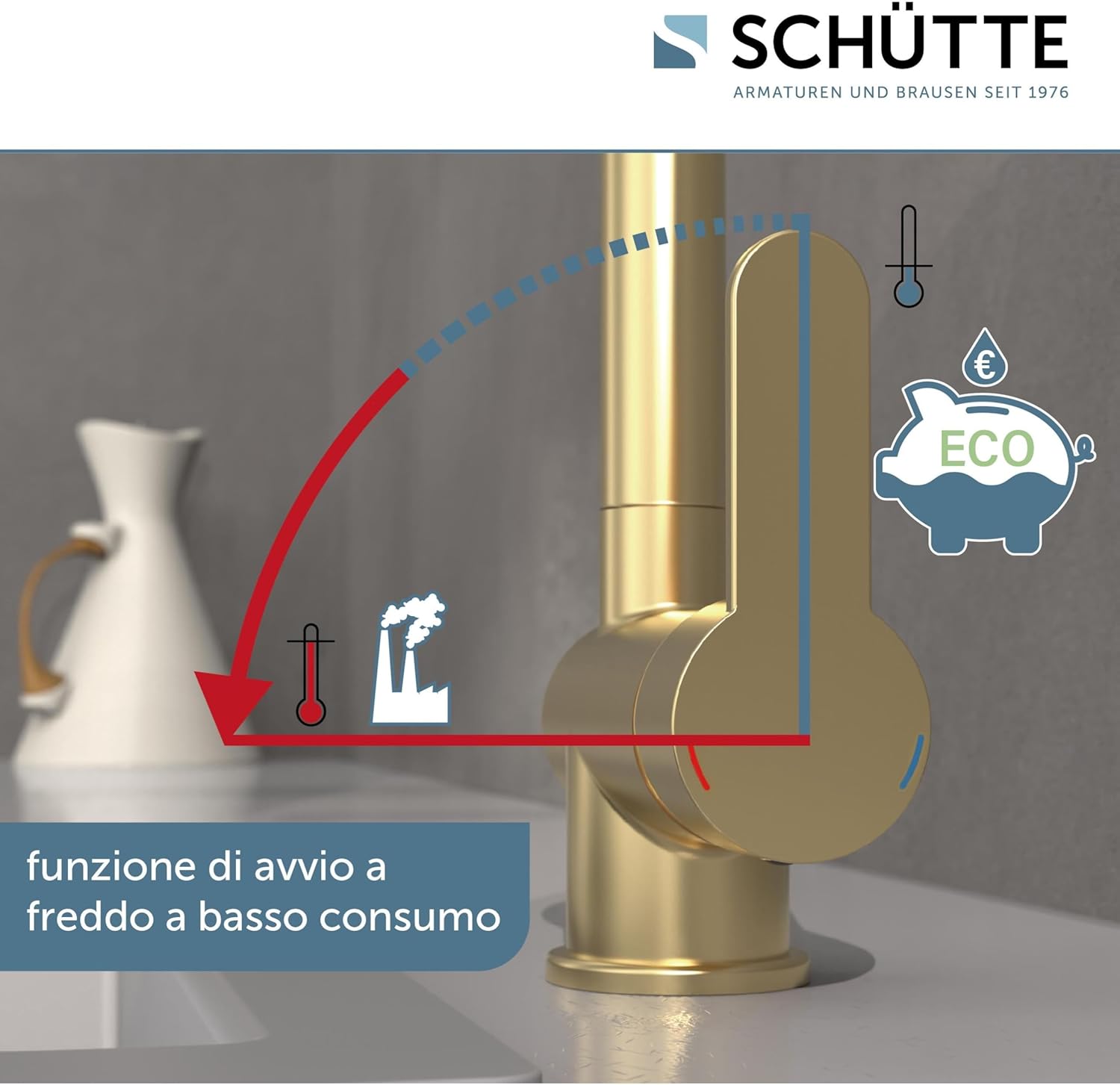 Schütte London 79770 - Rubinetto Cucina Oro - immagine 2
