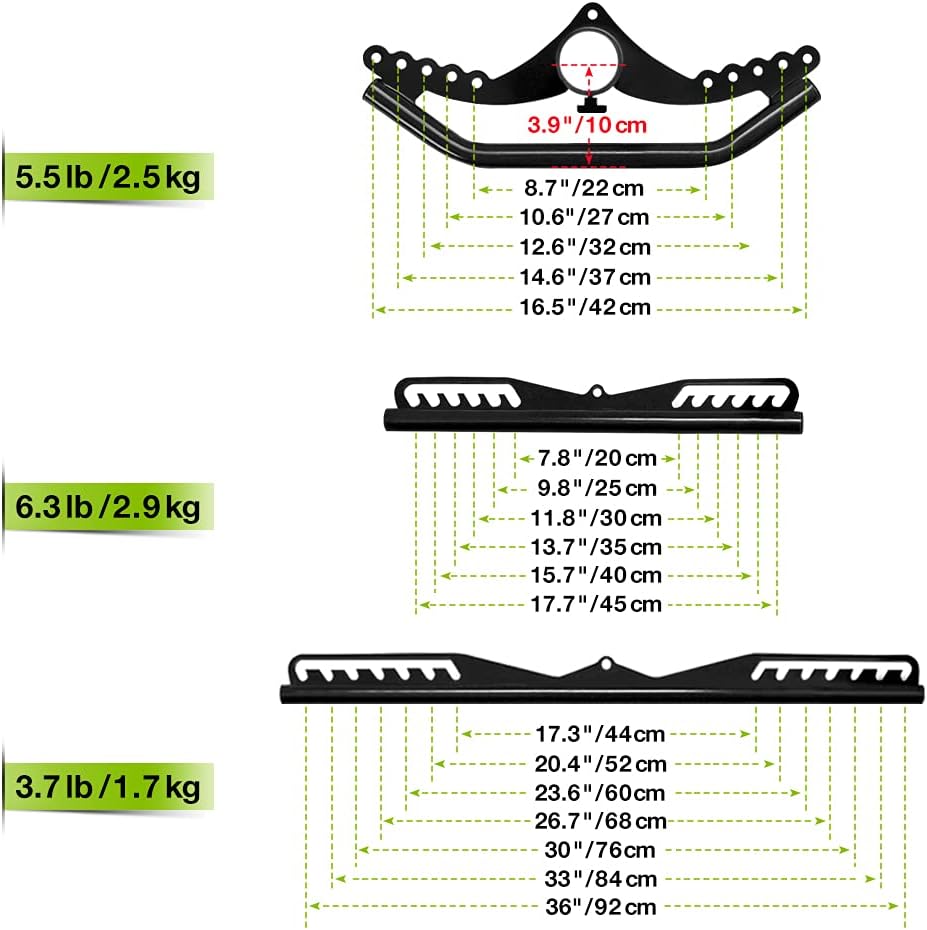 Sevnelk Manopole per Fitness Tricipiti Bicipiti - immagine 5