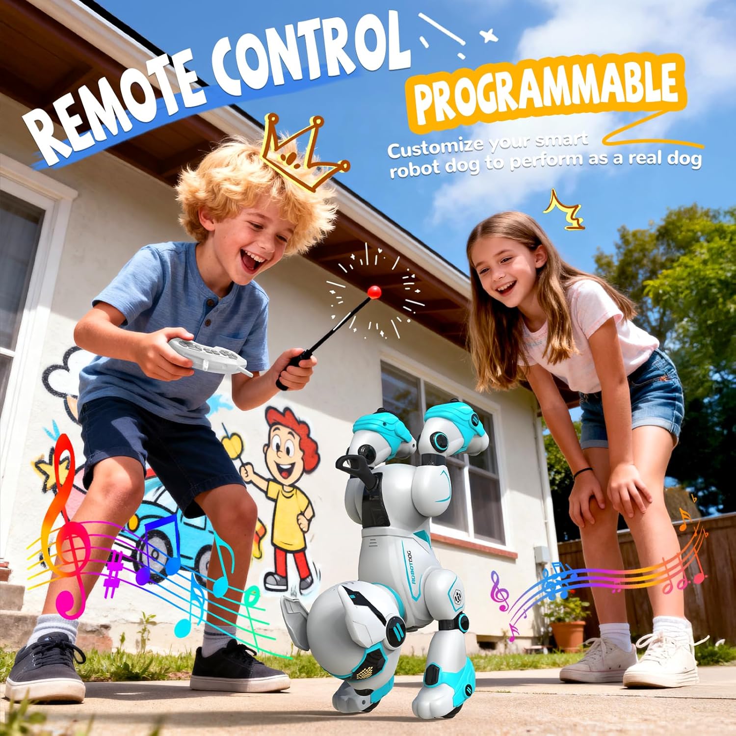 Cane Robot Intelligente Telecomandato per Bambini - immagine 2