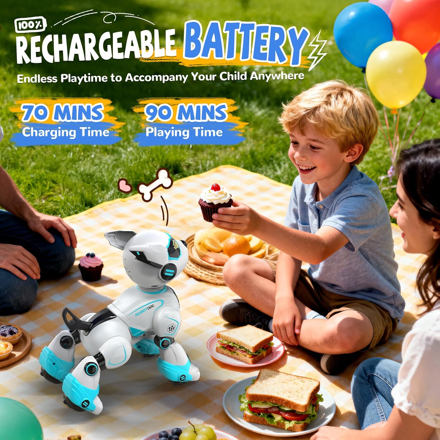 Cane Robot Intelligente Telecomandato per Bambini - immagine 5