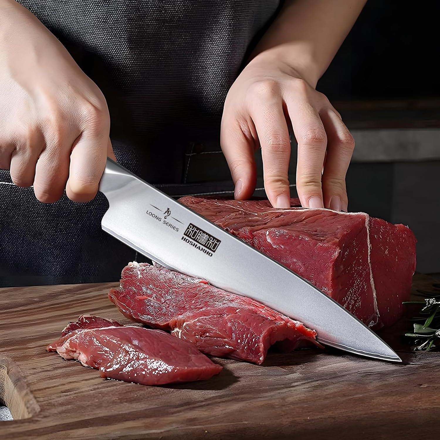 Hoshanho Set Coltelli da Cucina 8 Pezzi AUS-10 Super Steel - immagine 5