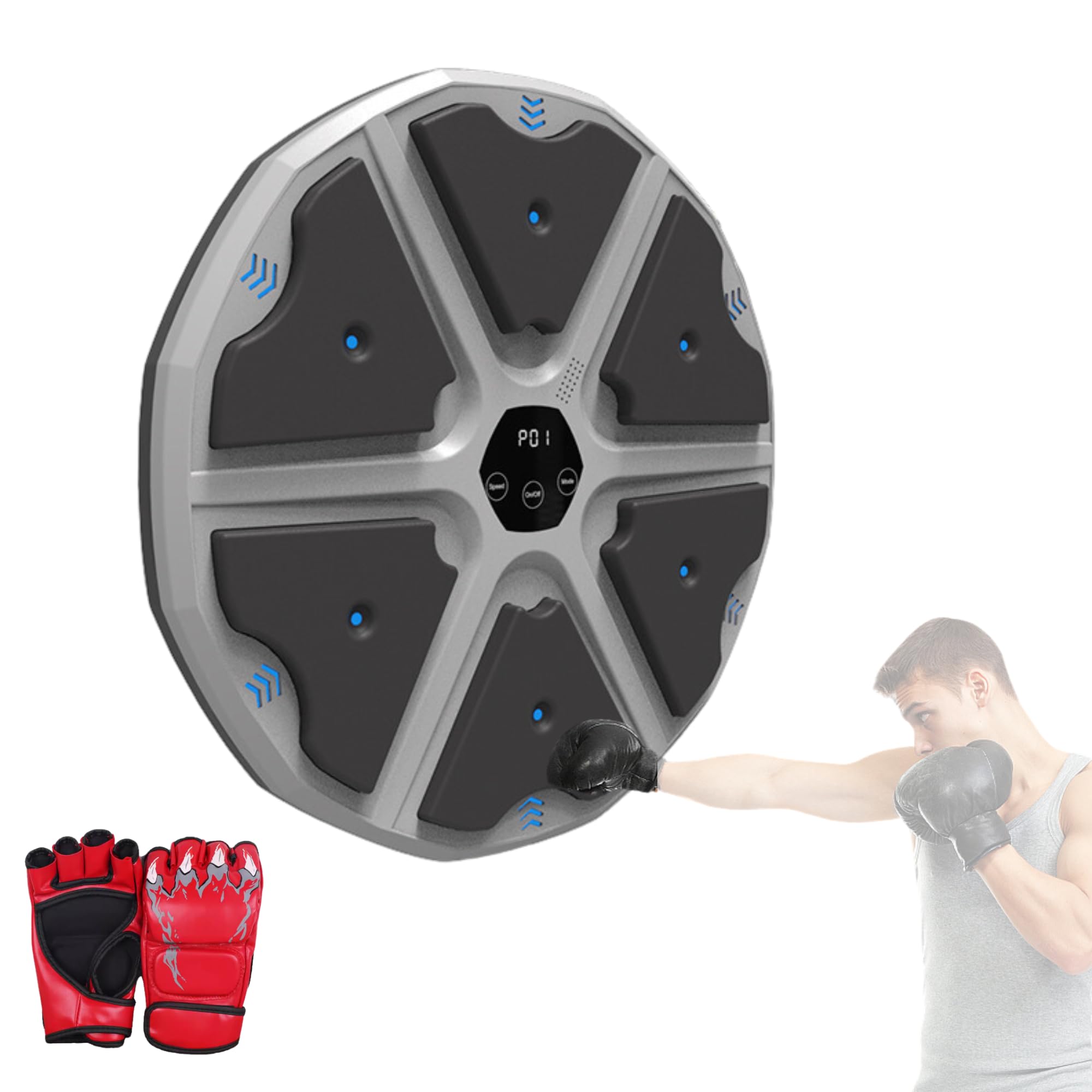 MAGIC SELECT Macchina da Boxe Musicale con LED e Bluetooth