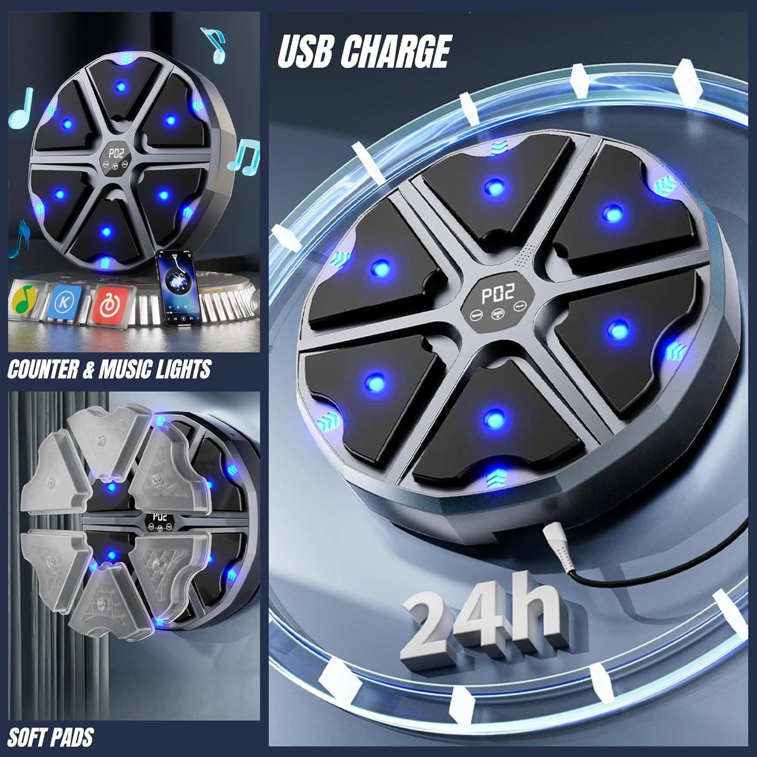 MAGIC SELECT Macchina da Boxe Musicale con LED e Bluetooth - immagine 5