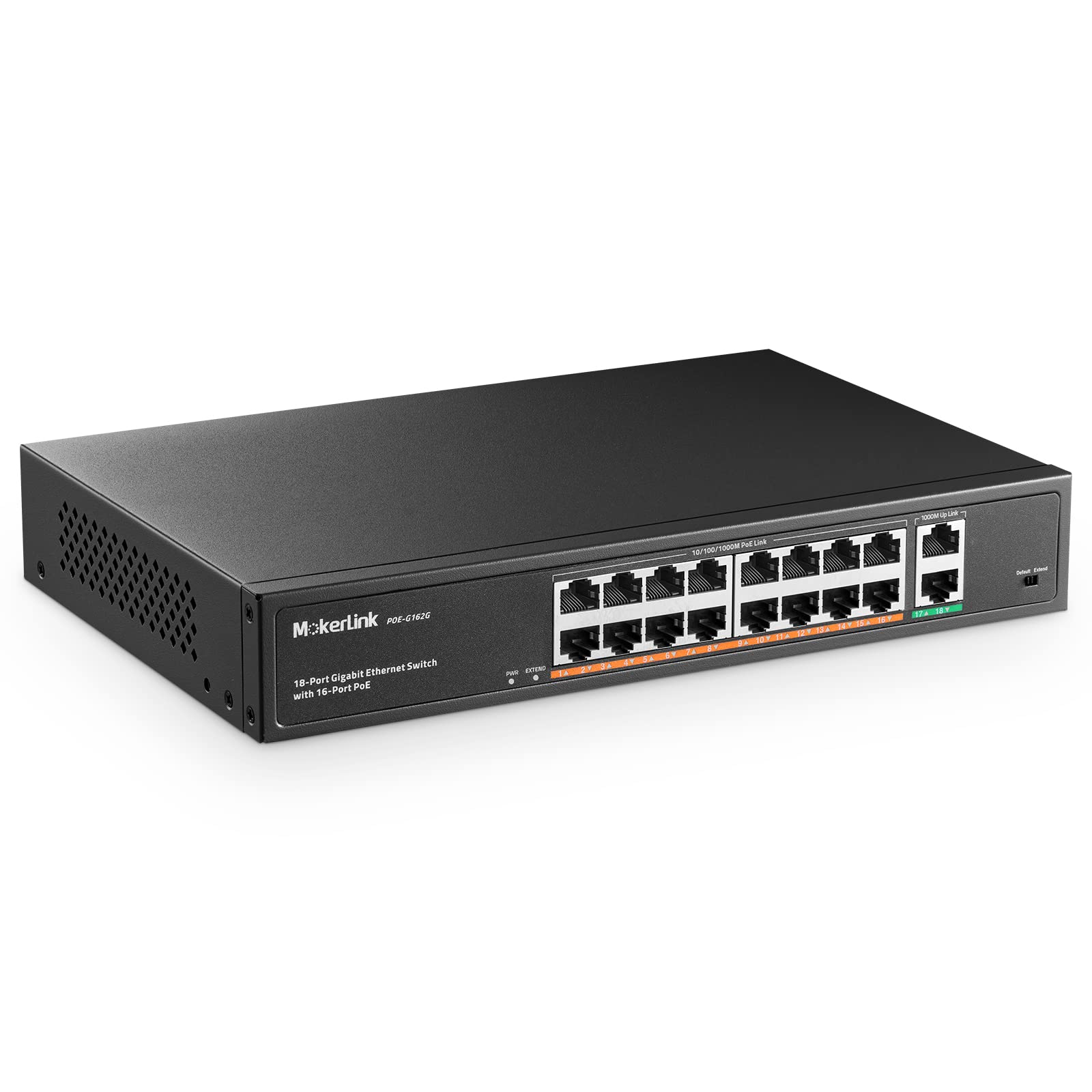 Mokerlink Switch Poe 16 Porte Gigabit 250W