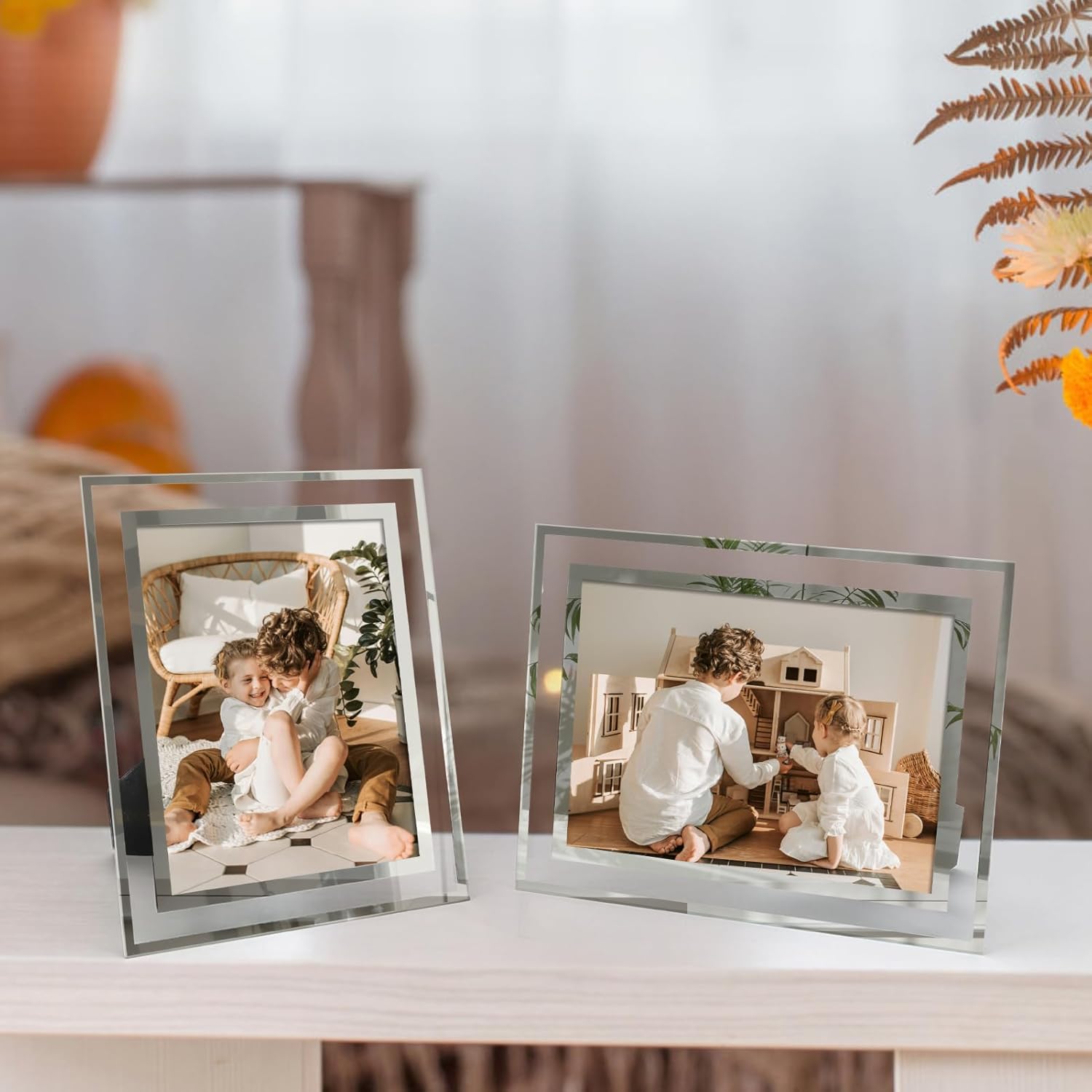 Hoikwo Cornice 15x20 con Bordi Argentati - 4 Pezzi - immagine 4