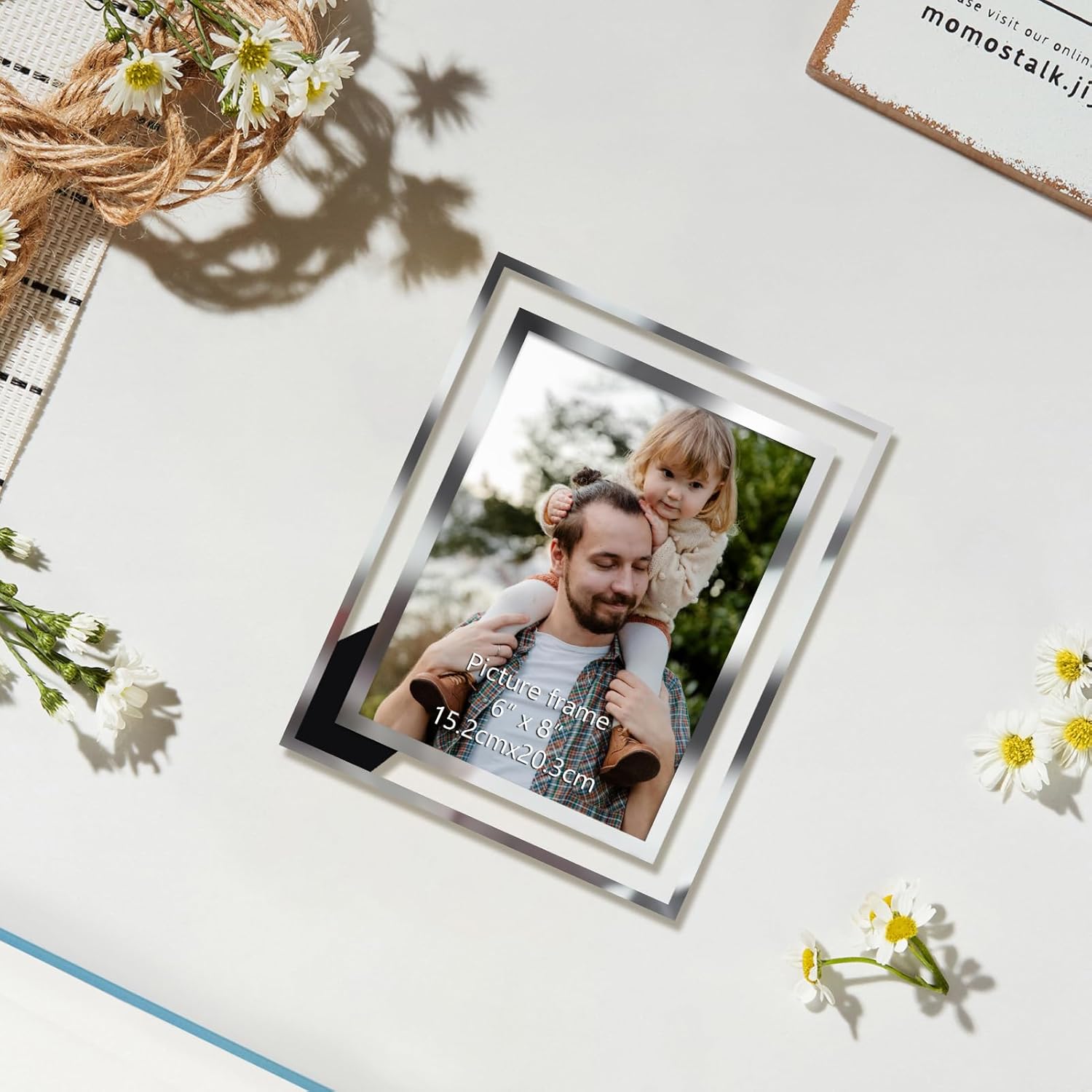 Hoikwo Cornice 15x20 con Bordi Argentati - 4 Pezzi - immagine 5