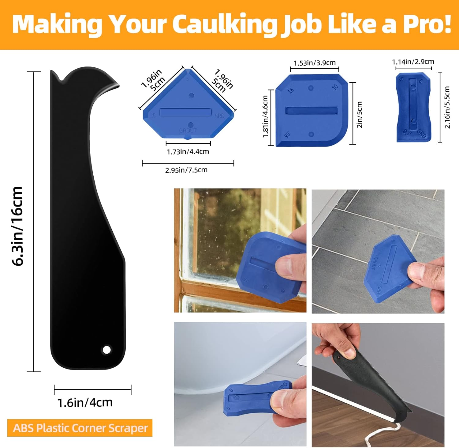 Kit Strumenti per Calafataggio e Giunti in Silicone - immagine 4