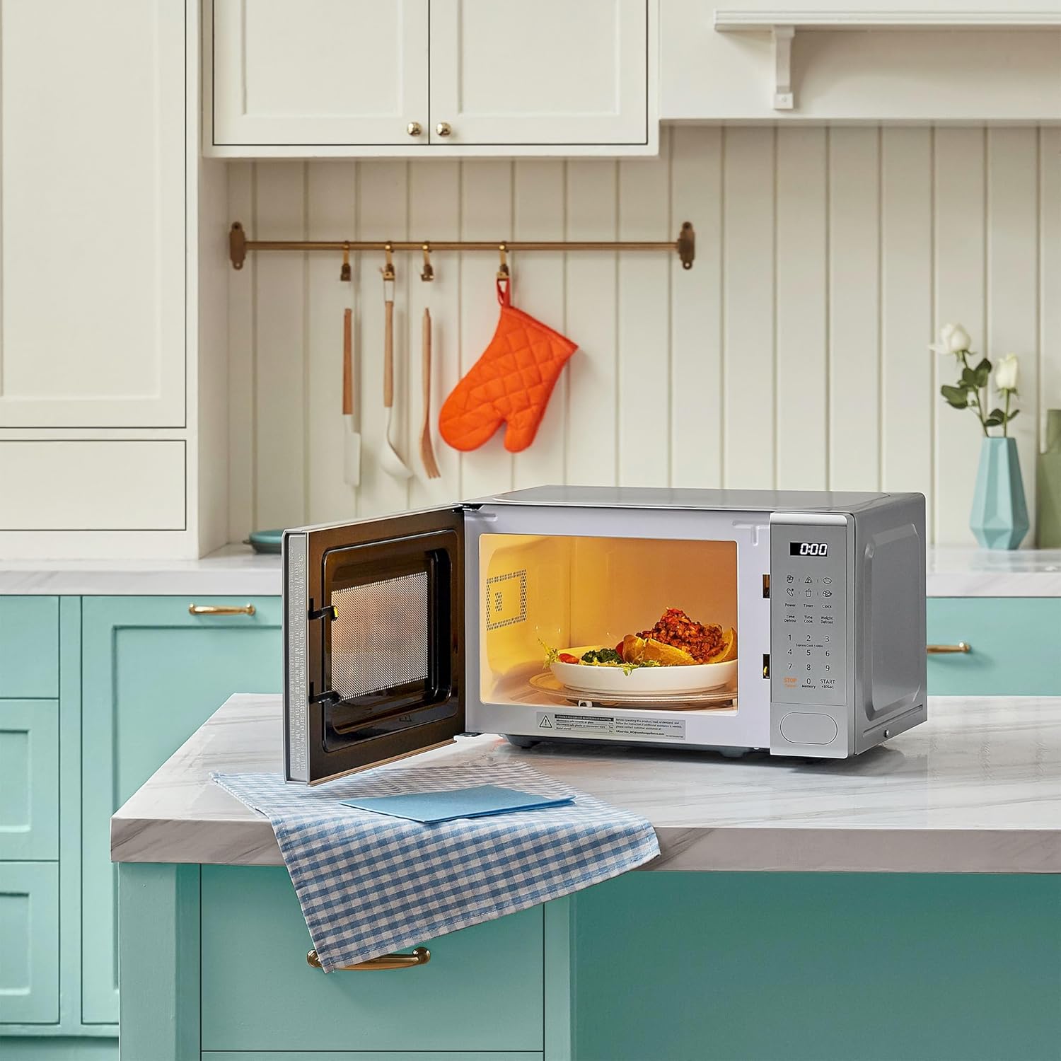 Comfee' Forno a Microonde Digitale 700W 20L, Grigio - immagine 9