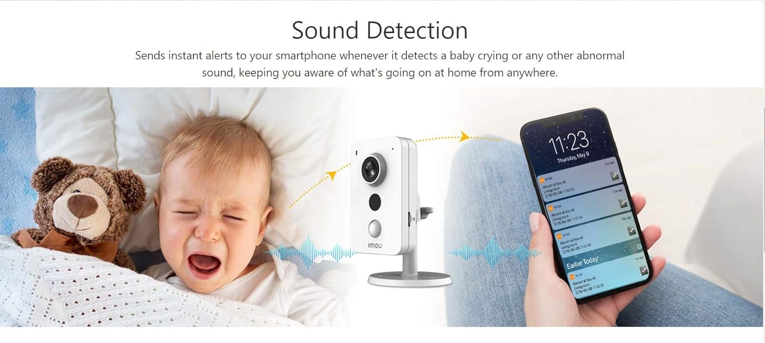 IMOU Cube 4MP Cosse - Telecamera di Sicurezza IP Interna - immagine 7