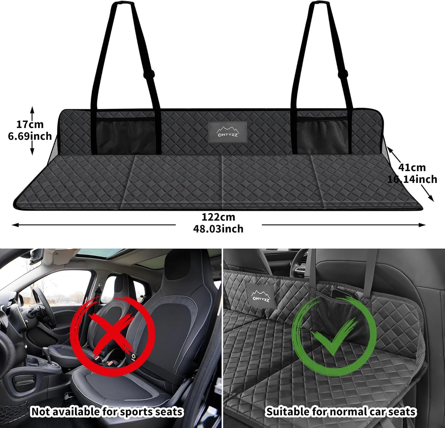 Ontyzz Materasso Letto Auto Non-Gonfiabile Pieghevole - immagine 2