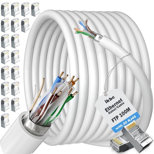 Ikbc Cavo Ethernet Cat 6 FTP Schermato 100 Metri