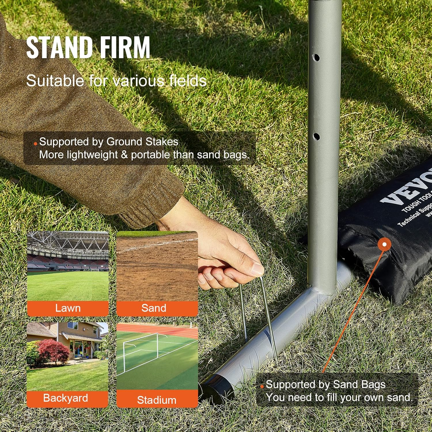 Vevor Rete Battuta Softball Baseball 9 Buche - immagine 5