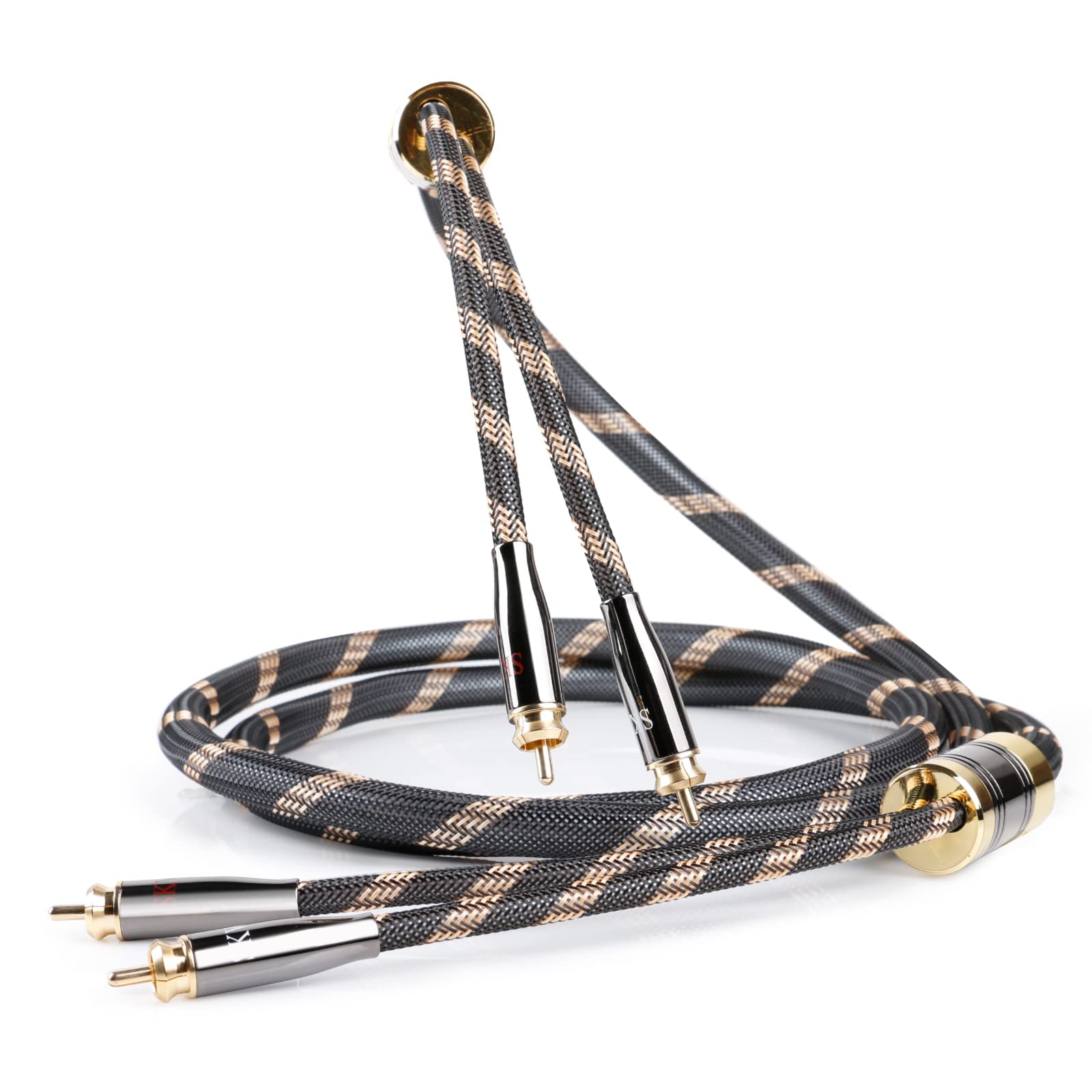 Skw Cavo RCA Stereo 2RCA Maschio a 2RCA Maschio 5M