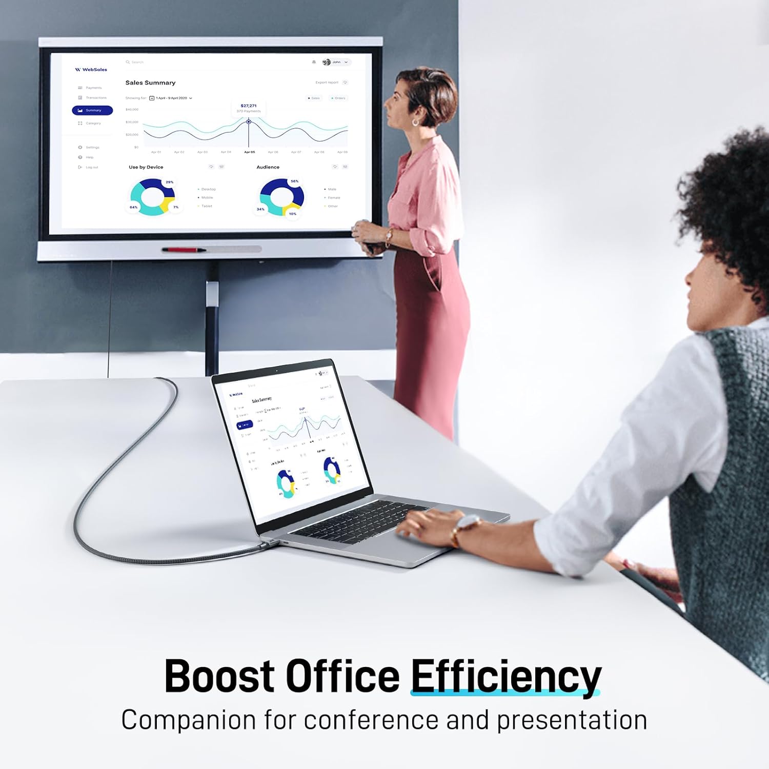 Acer Cavo USB C a HDMI 4K@60Hz 2M - immagine 6