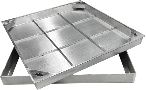 Natotela Copertura per Pozzo 600x600 mm Acciaio Inox