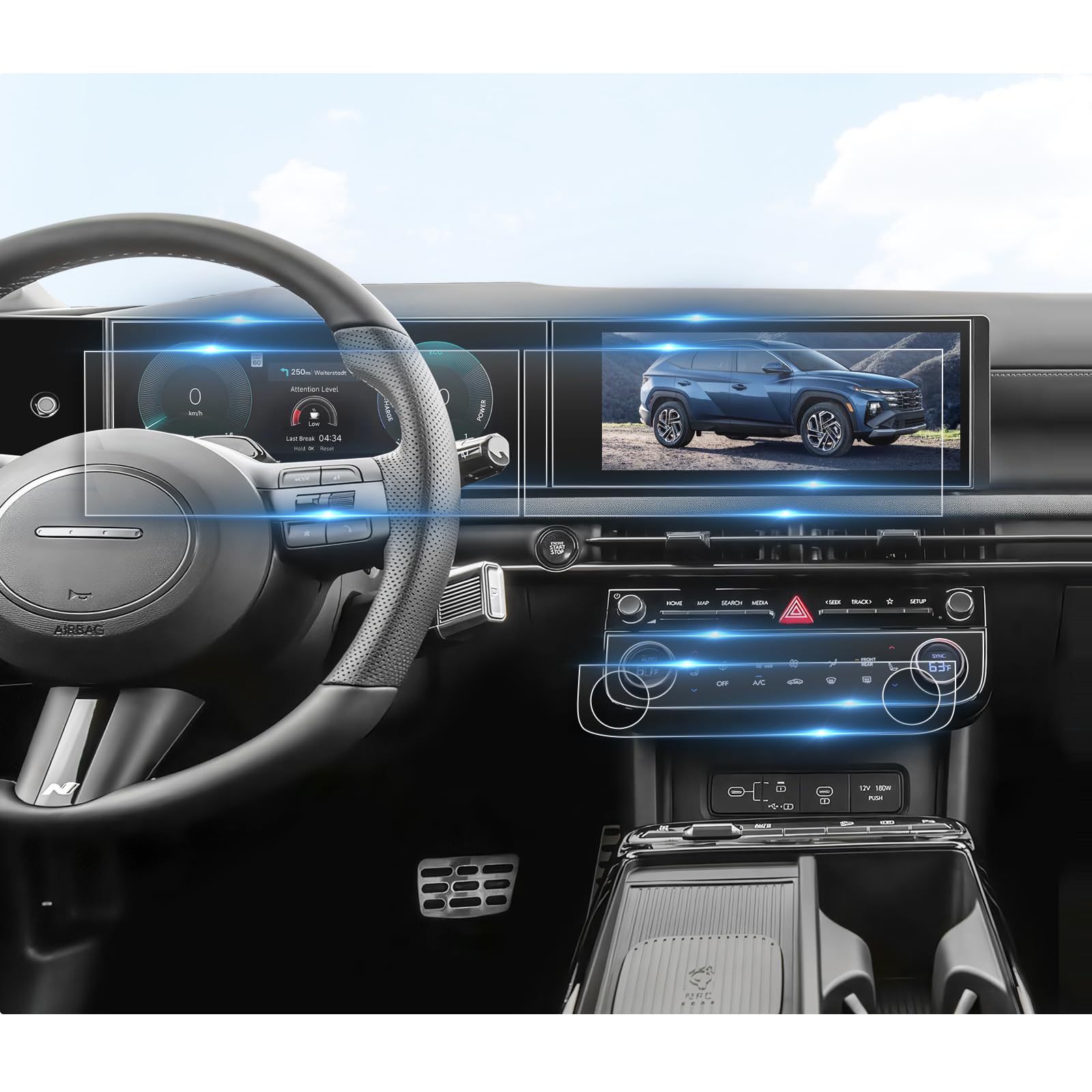 Bibibo Tucson NX4 2025 Pellicola Protettiva Nano