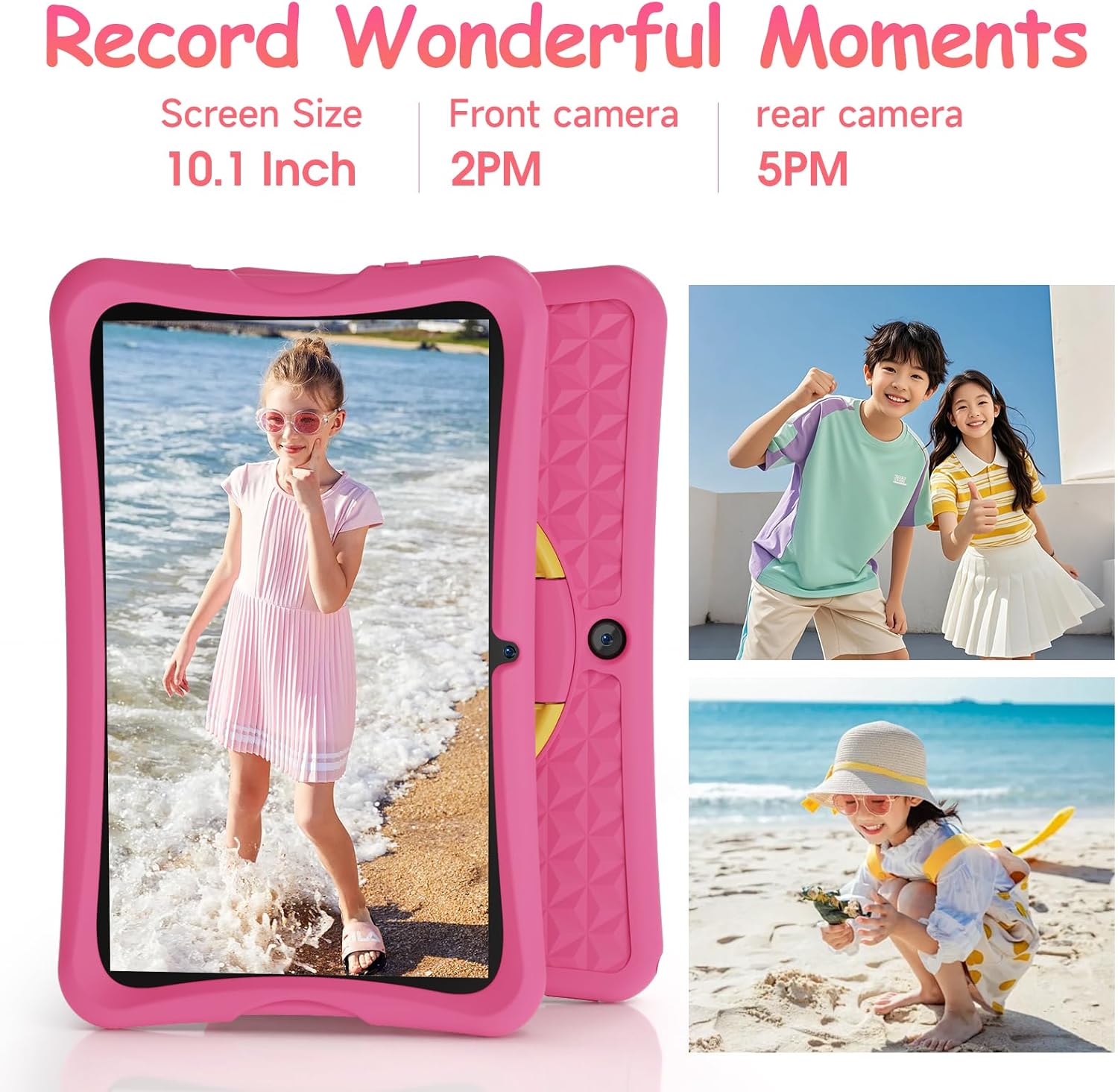 Digiland Tablet 10.1 Pollici per Bambini, Rosa - immagine 2