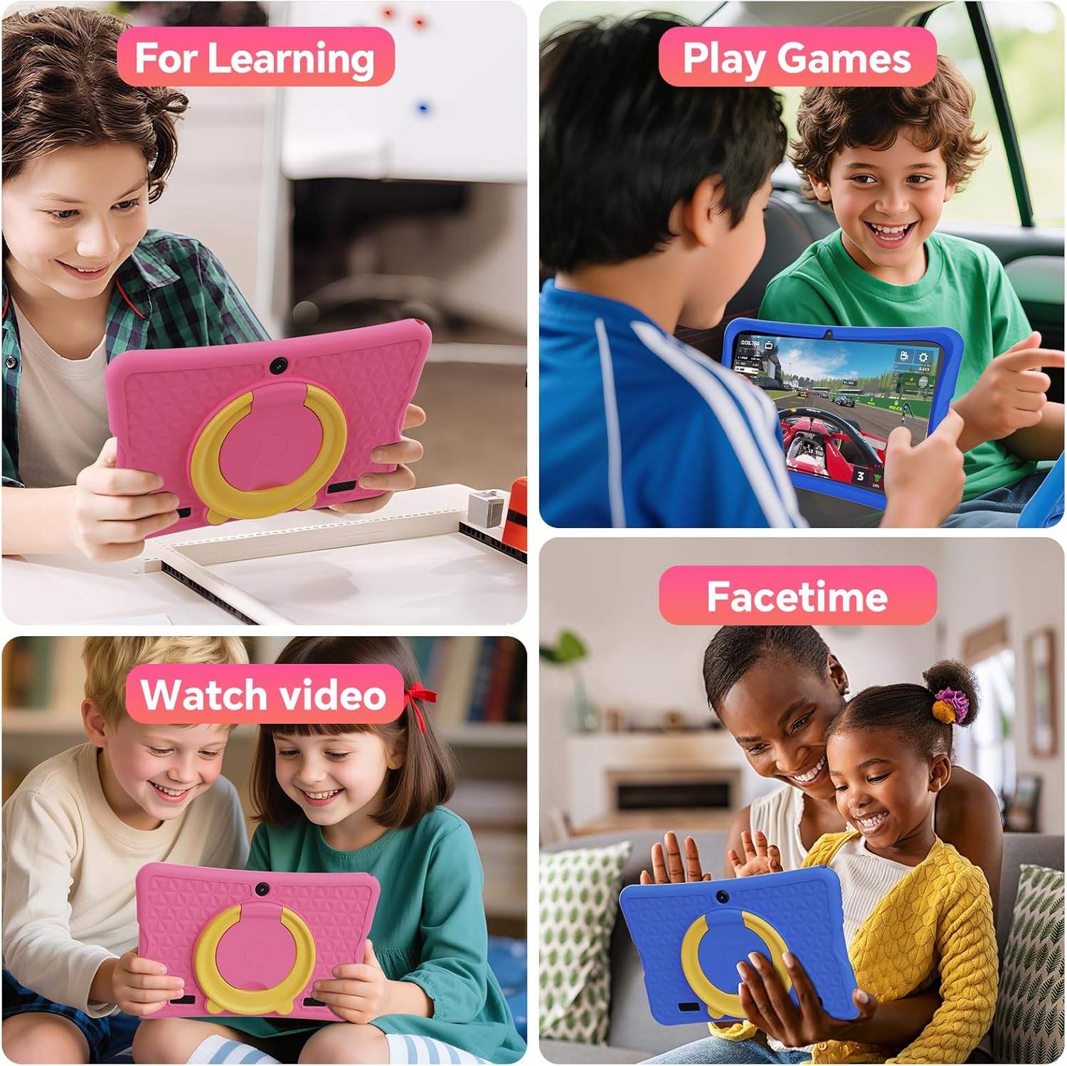 Digiland Tablet 10.1 Pollici per Bambini, Rosa - immagine 7