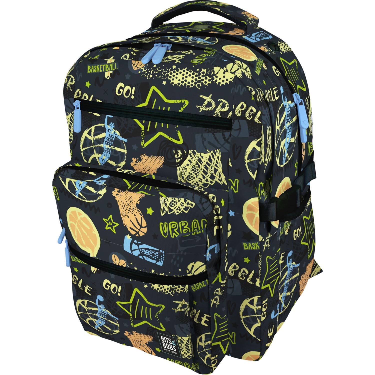 Grafoplás Zaino Scuola Grande 31L Streetball Blu XL