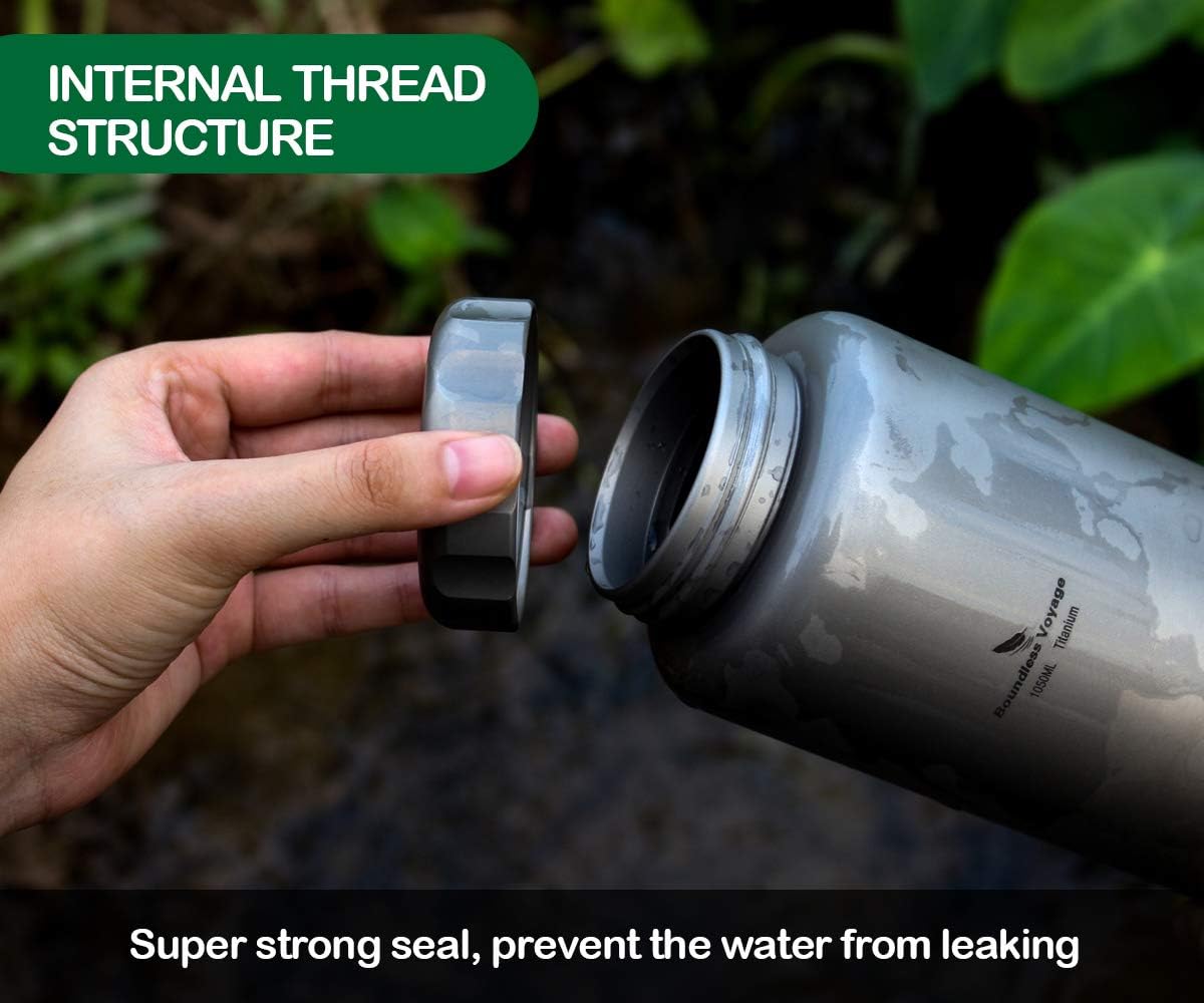 Ibasingo Borraccia in Titanio 1050ml - immagine 3