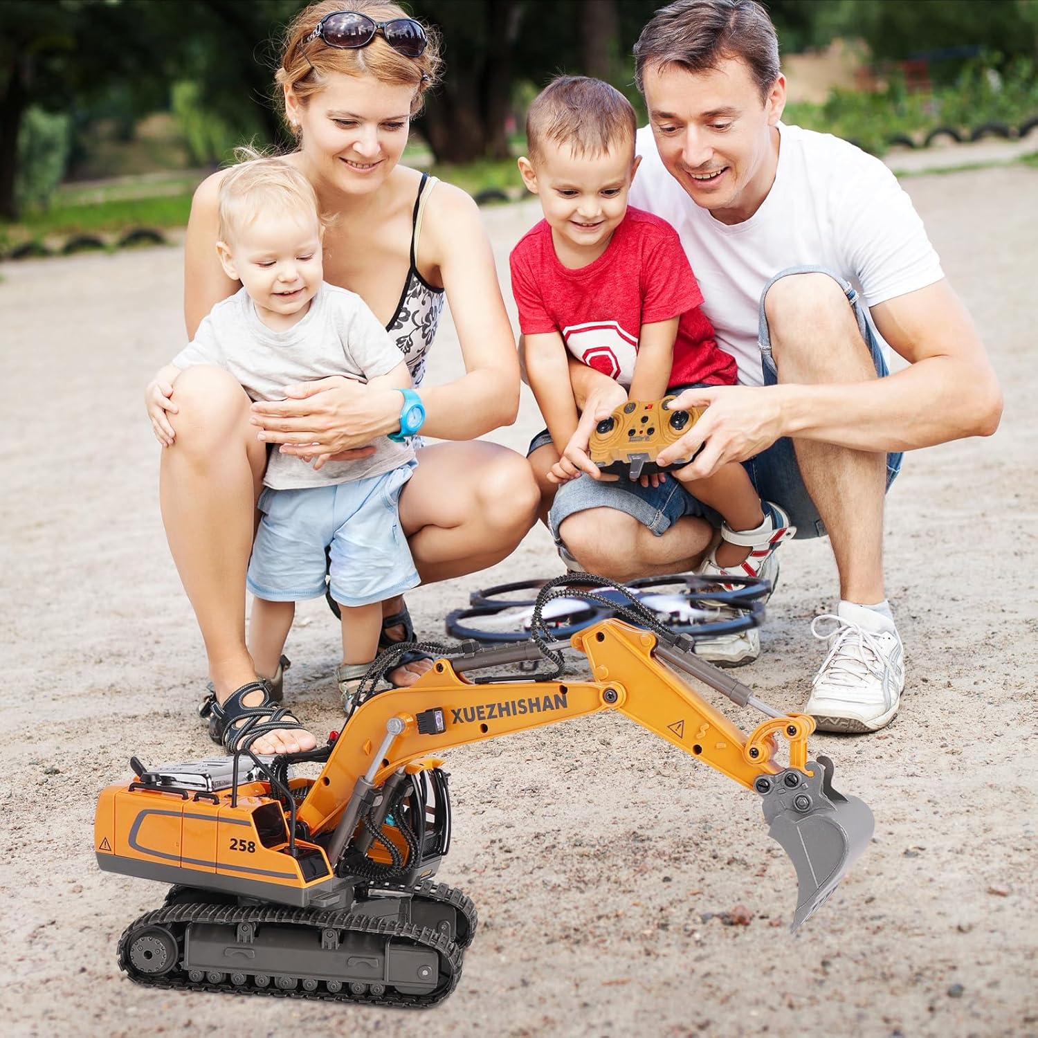 Escavatore Telecomandato RC 11 Canali 2.4 GHz - immagine 8