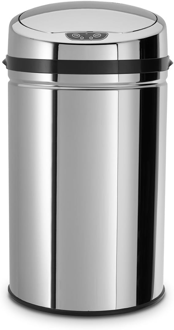 Echtwerk EW-AE-0210 Pattumiera Inox 30L, Bianca - immagine 1