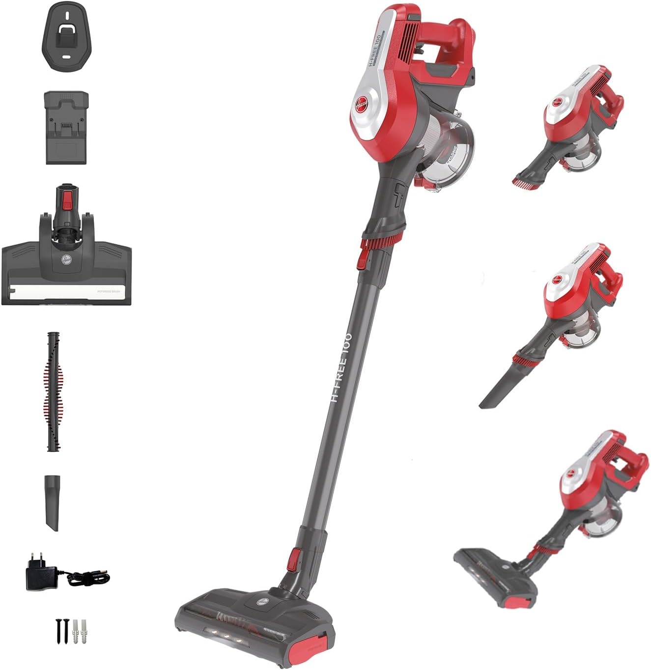 Hoover H-FREE 100 HF122RH 011 Scopa Elettrica Senza Fili