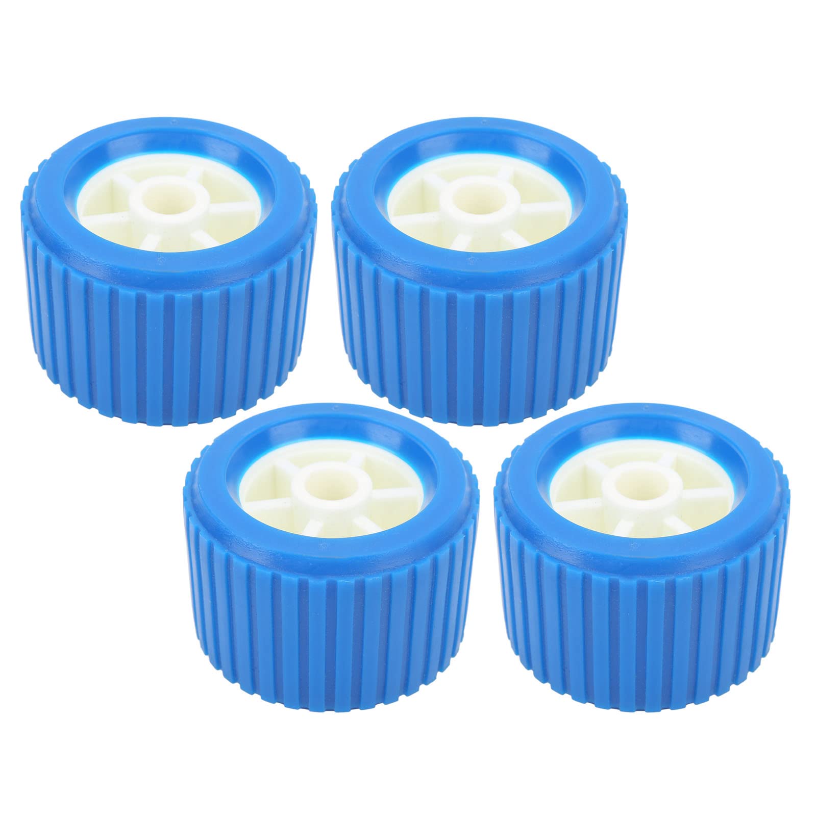 Pwshymi Rulli Oscillanti a Coste PP 4PCS 3" Blu