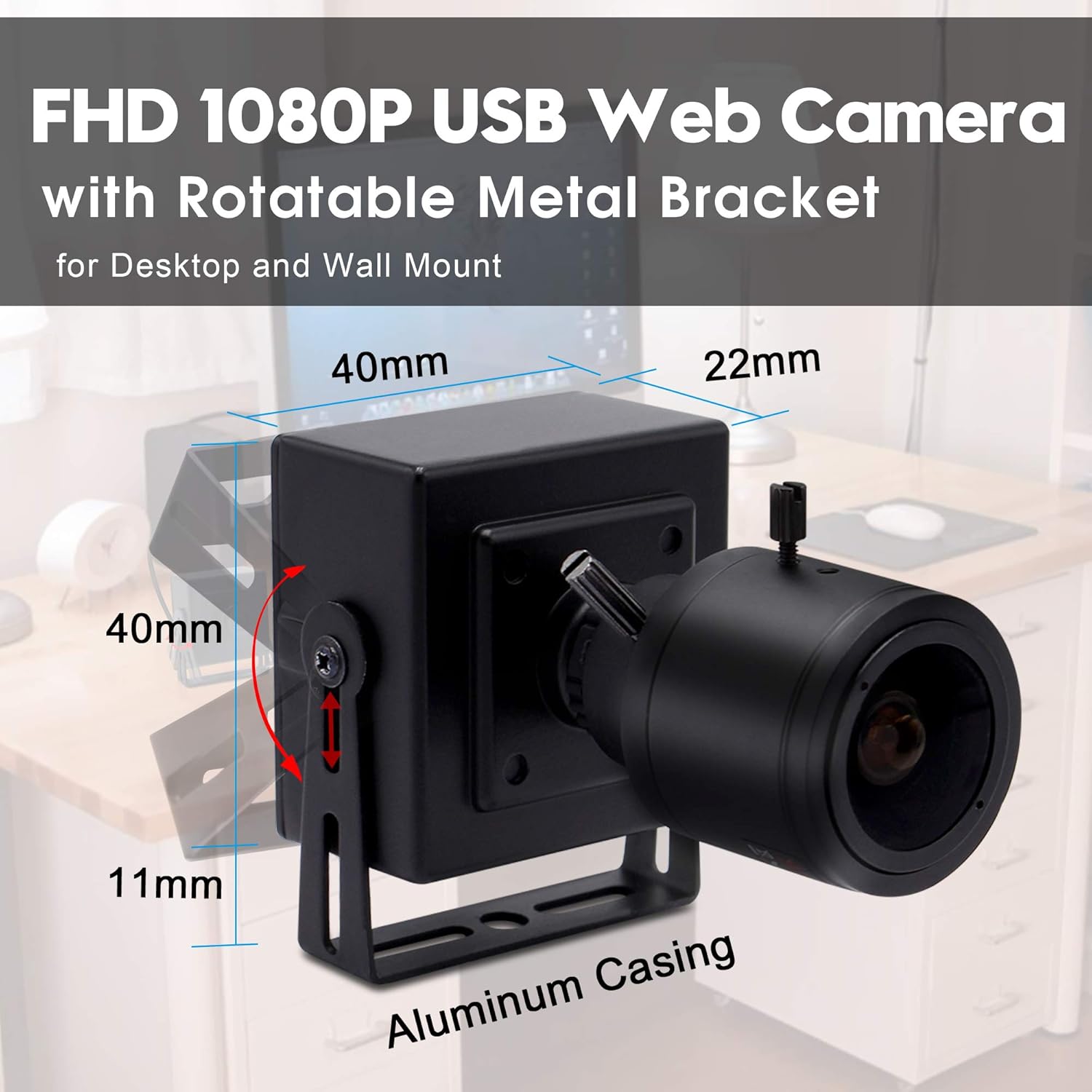 Svpro Telecamera USB 1080P con Obiettivo Zoom 2.8-12mm - immagine 6