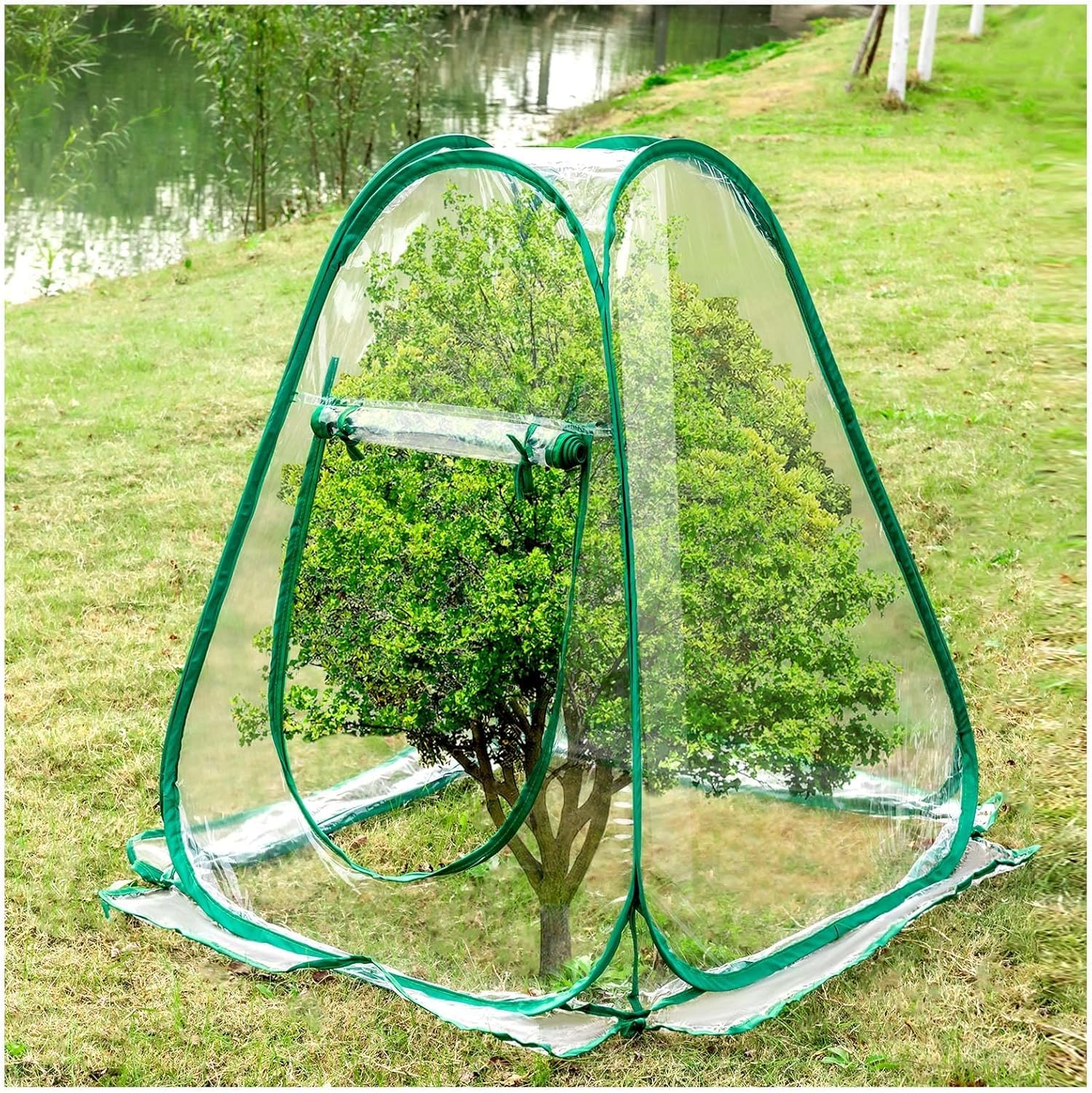 Mini Serra Pop Up 70x70x80 cm in PVC Trasparente