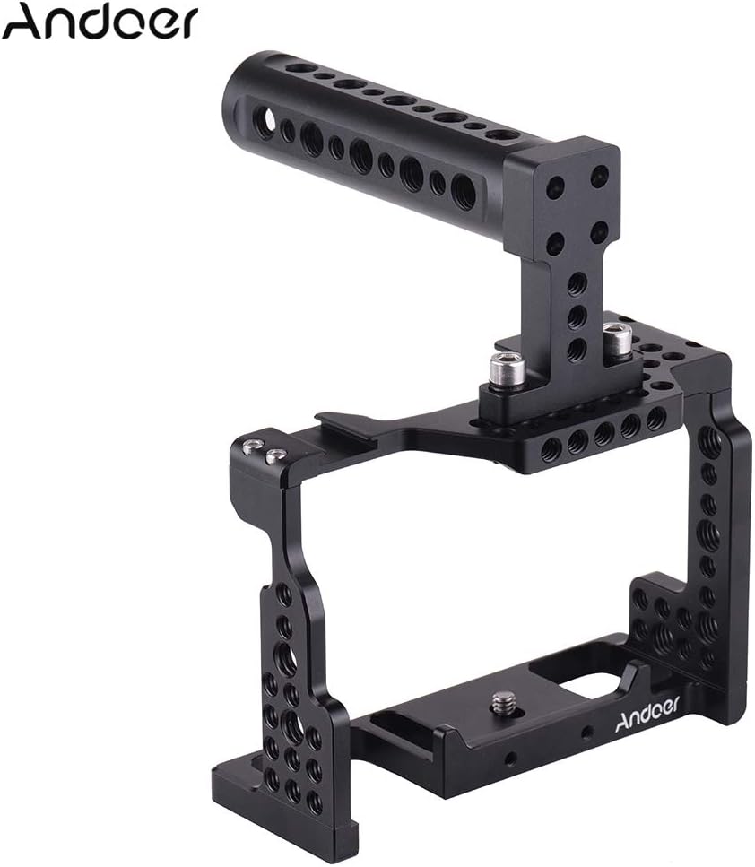 Andoer Gabbia Fotocamera con Maniglia - immagine 6