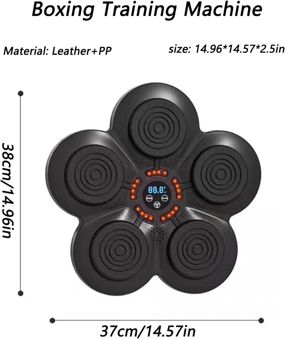 Macchina da Boxe Musicale con Guantoni Professionali - immagine 2