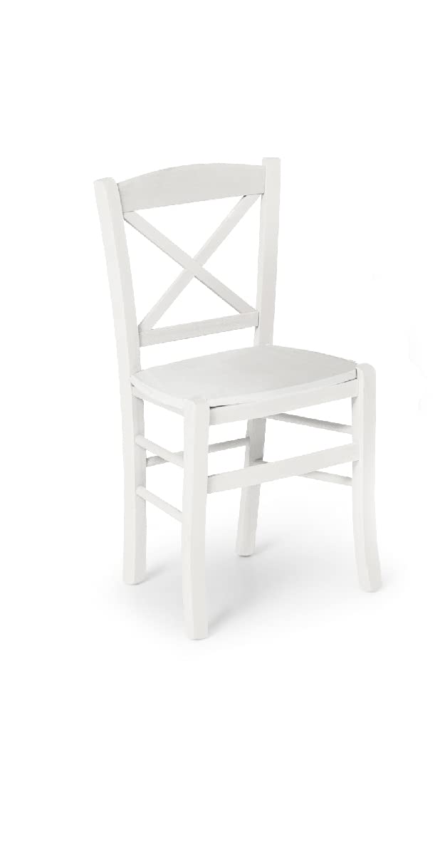 KONTE.DESIGN Set di 2 Sedie Tiburtina Bianco