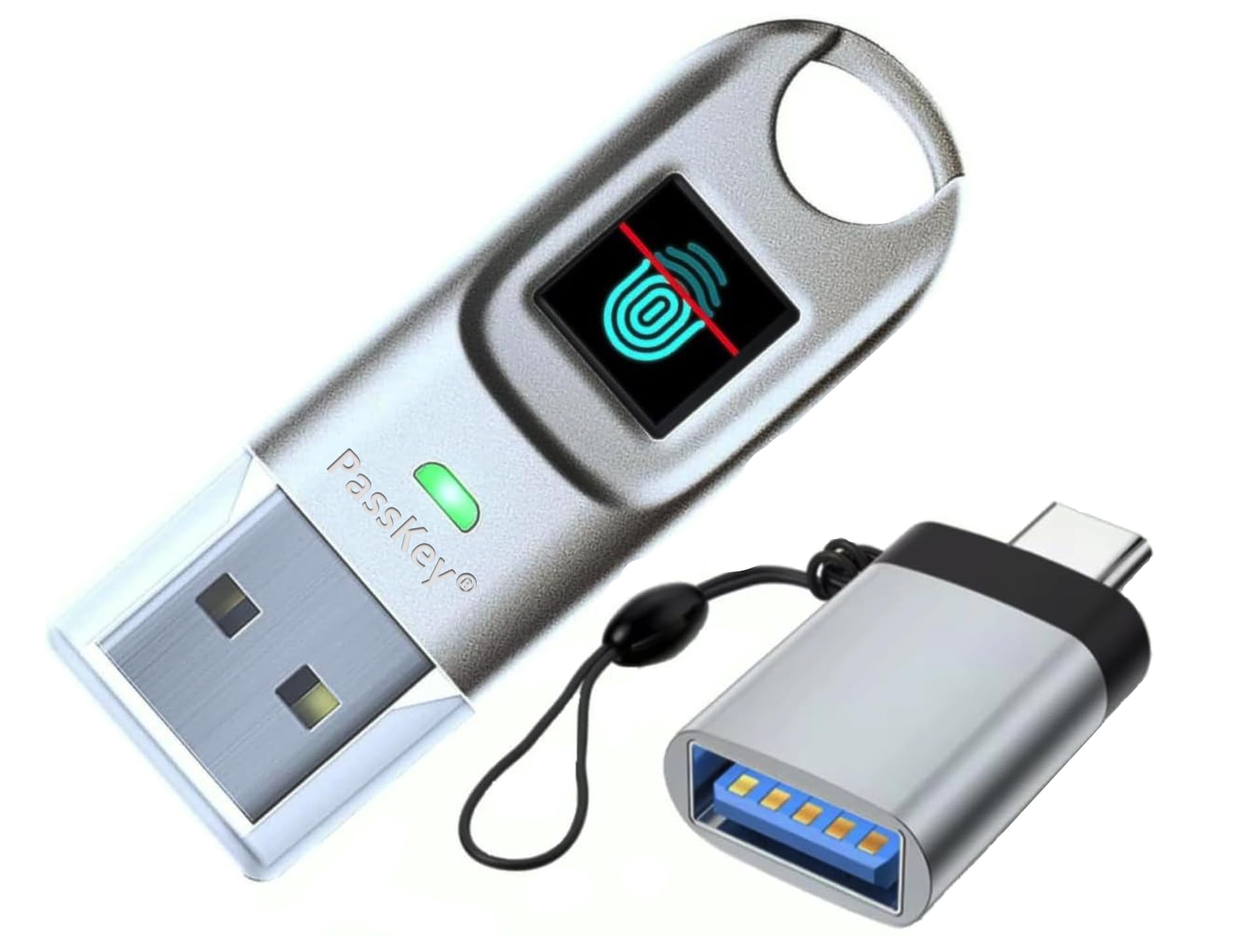 Passkey® BioPass - FIDO2 + U2F con Impronta Digitale