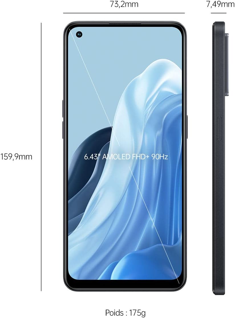 Oppo Reno7 4G - Smartphone 8GB RAM 128GB, Display Amoled - immagine 2